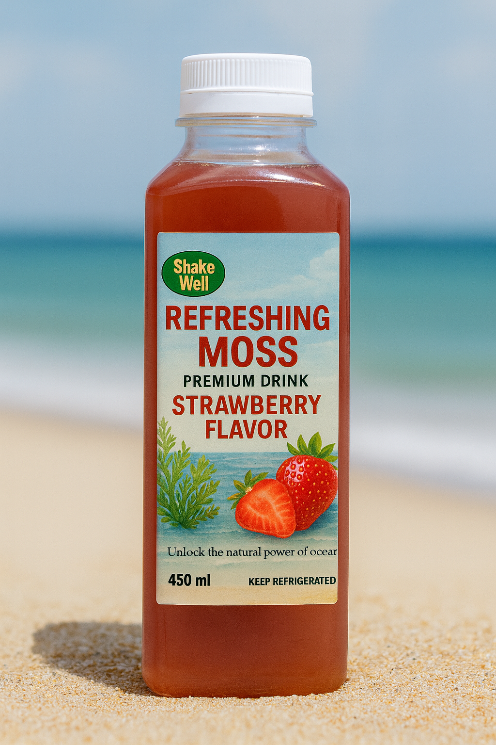 Refreshing moss strawberry